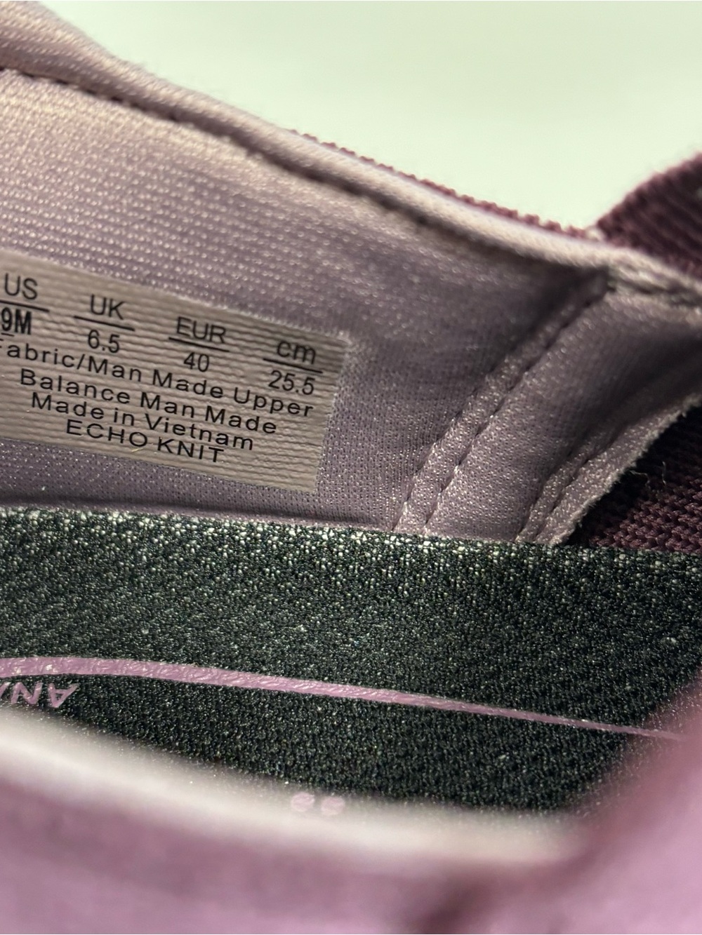 RYKA Women's 9 M Echo Knit Slip On Purple Sneakers Casual Comfort Support EUC - Picture 7 of 7